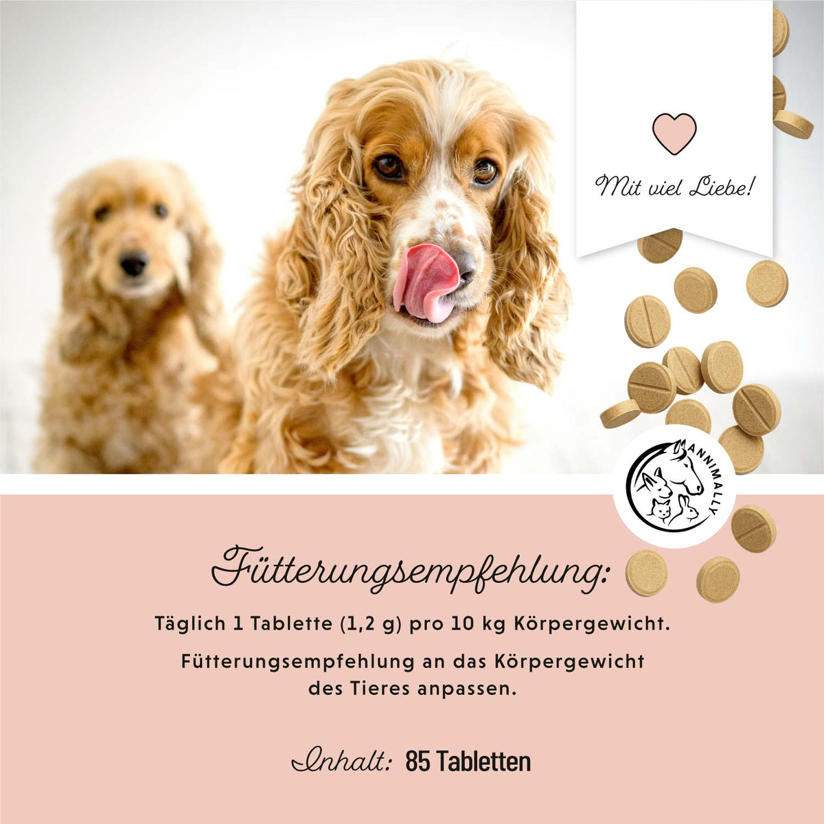 Dog's Daily von Annimally für die tägliche Versorgung – Nahrungsergänzungsmittel für Hunde