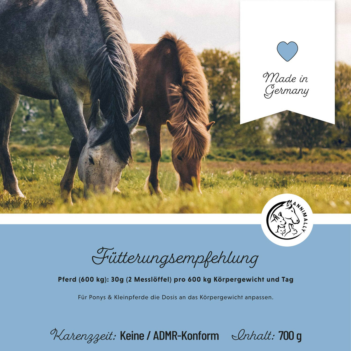 Fellwechsel-Box von Annimally – Box mit Futtertoppings für Pferde