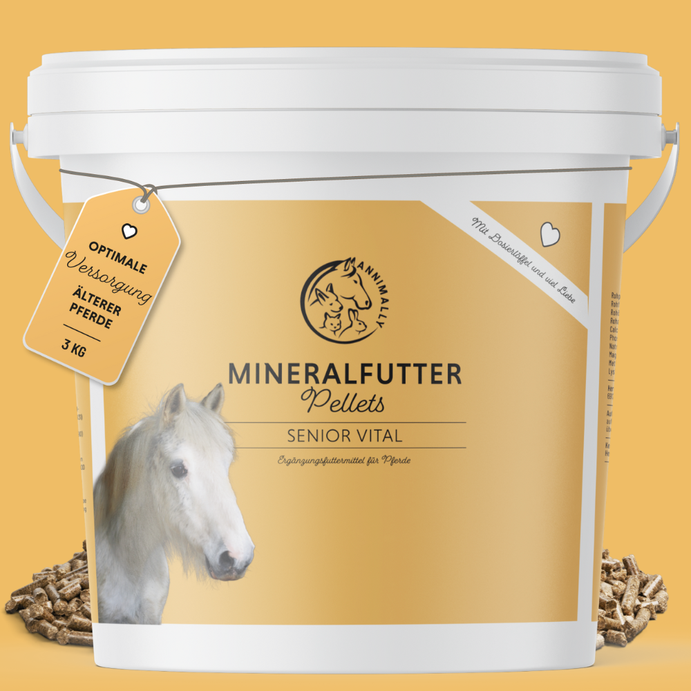Mineralfutter Senior Vital für Pferde – Futterzusatz für ältere Pferde | Annimally