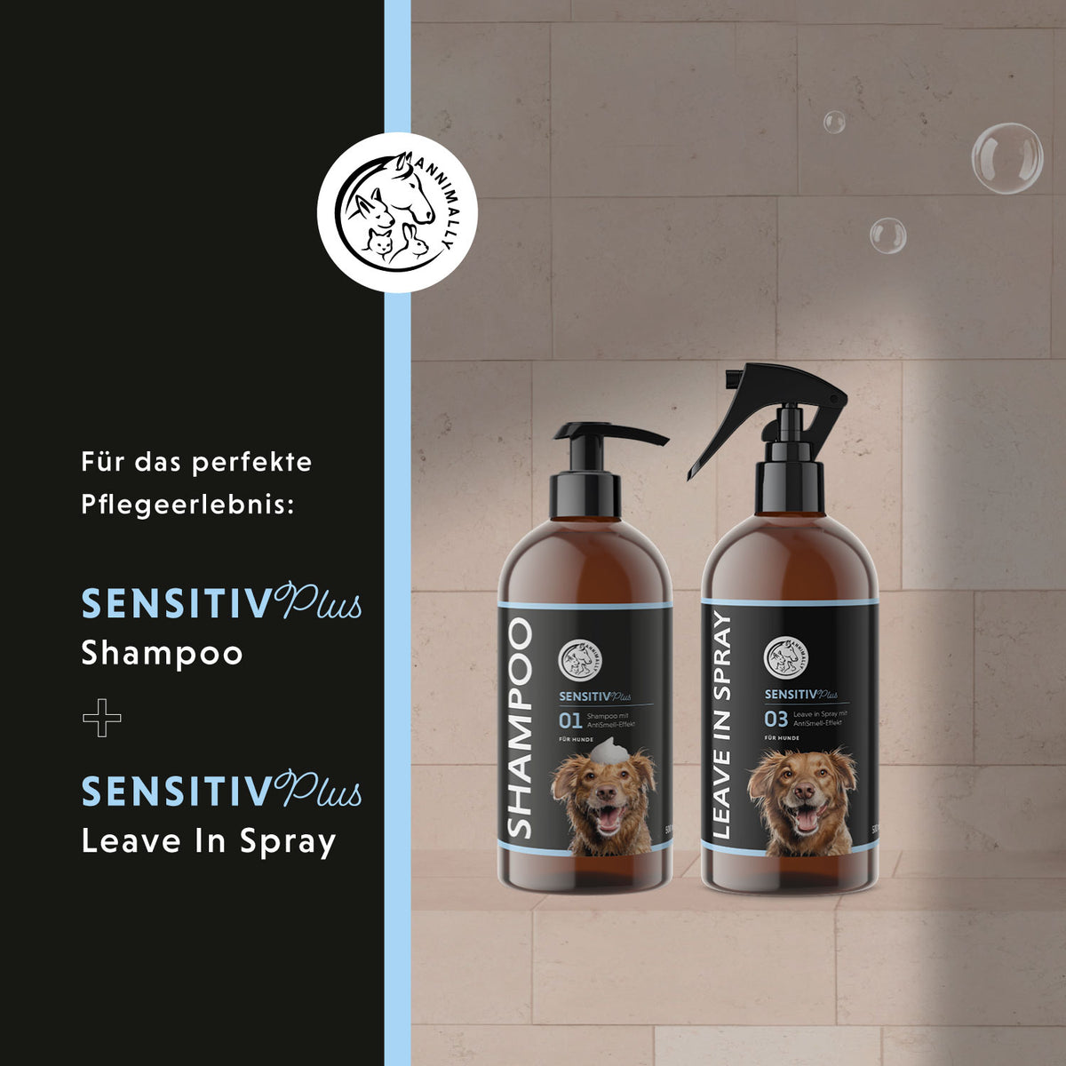 Sensitiv Plus Conditioner für Hunde – Tierpflege für empfindliche Haut | Annimally