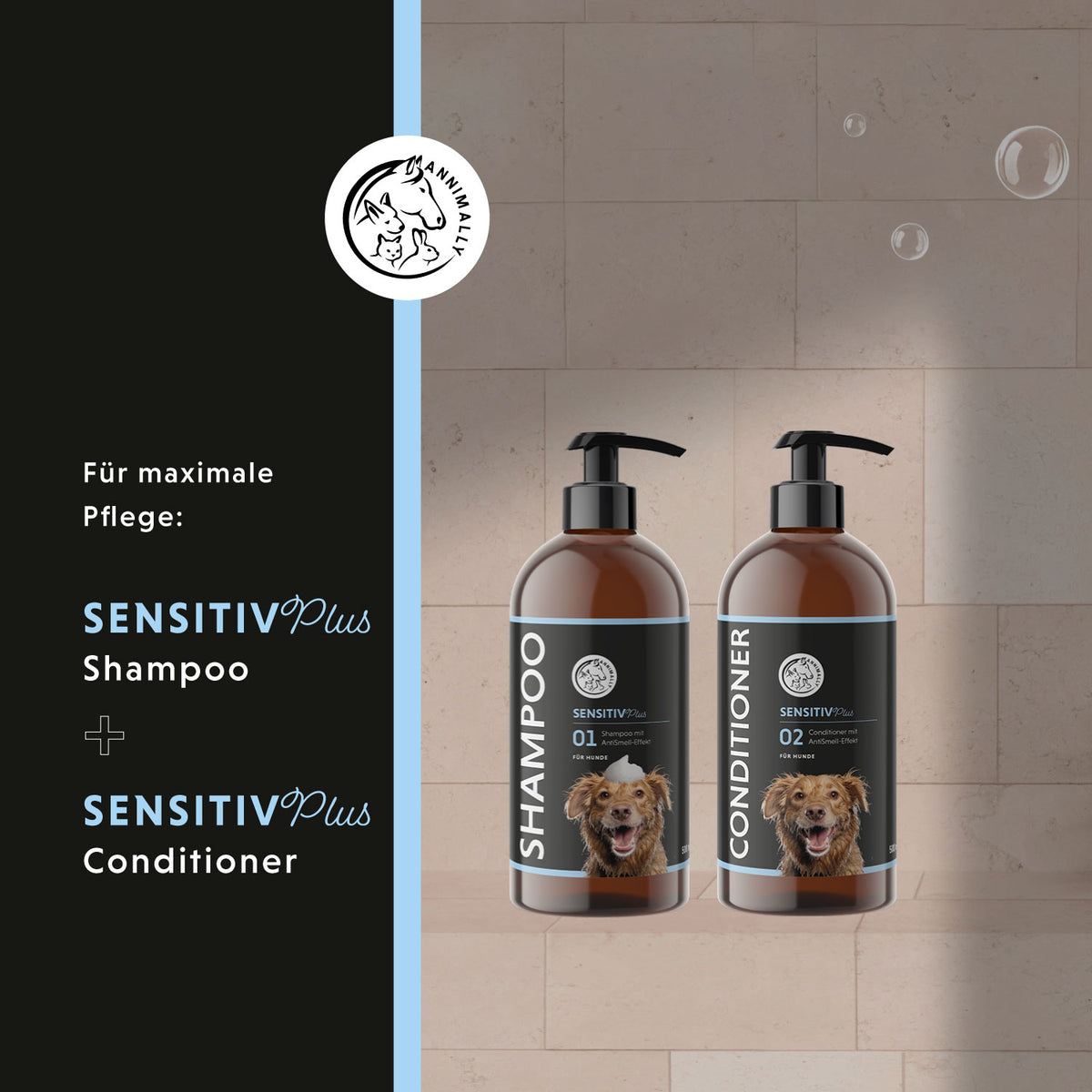 Sensitiv Plus Leave-In Spray für Hunde – Tierpflege für empfindliche Haut | Annimally