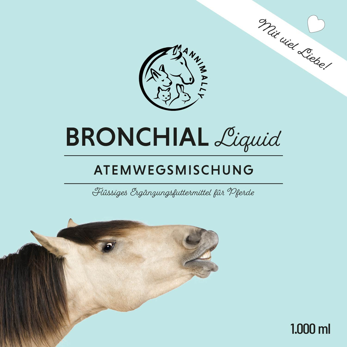 Futterergänzung für Pferde: Bronchial Liquid für freie Atemwege