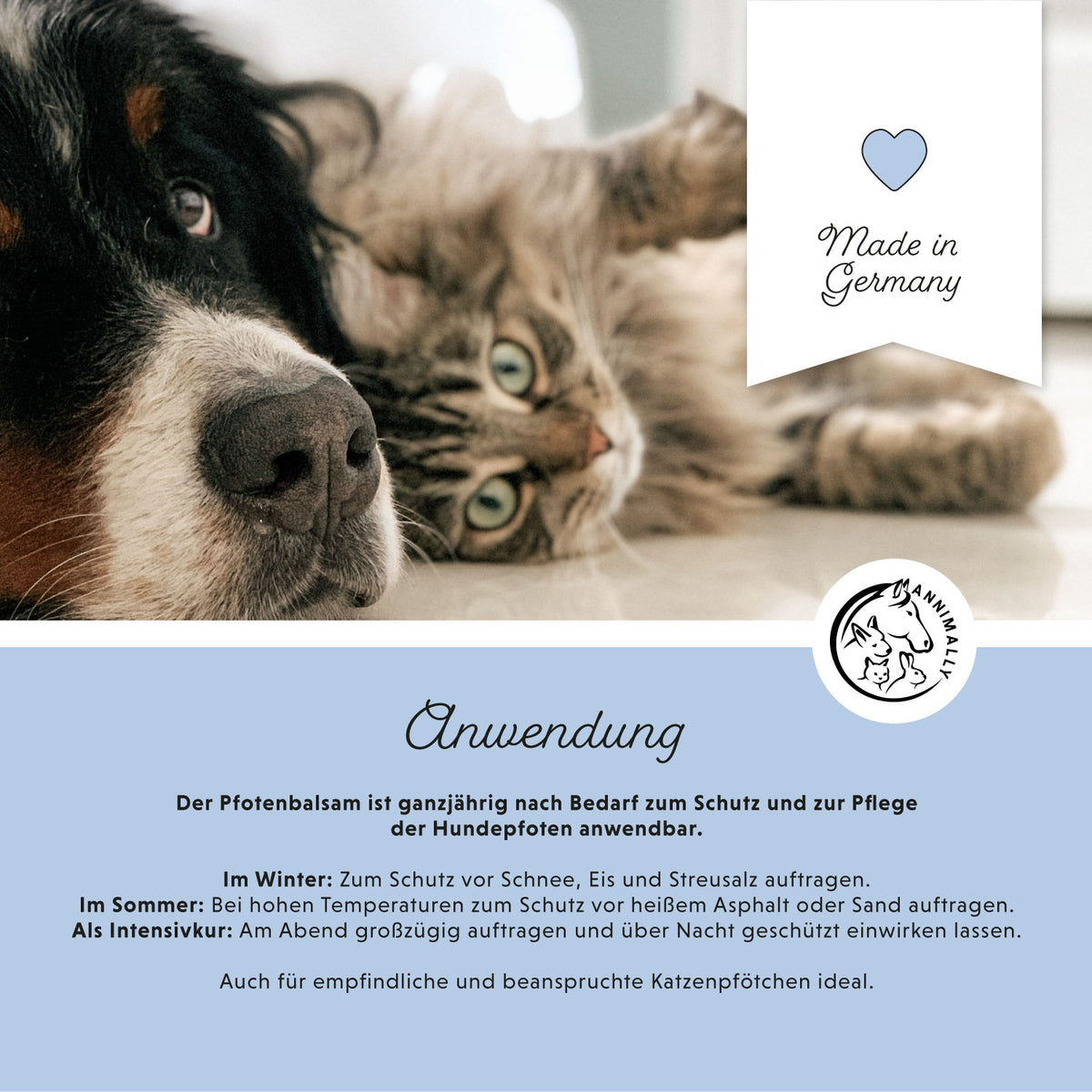 Pfotenbalsam für Hunde & Katzen – Tierpflege | Annimally