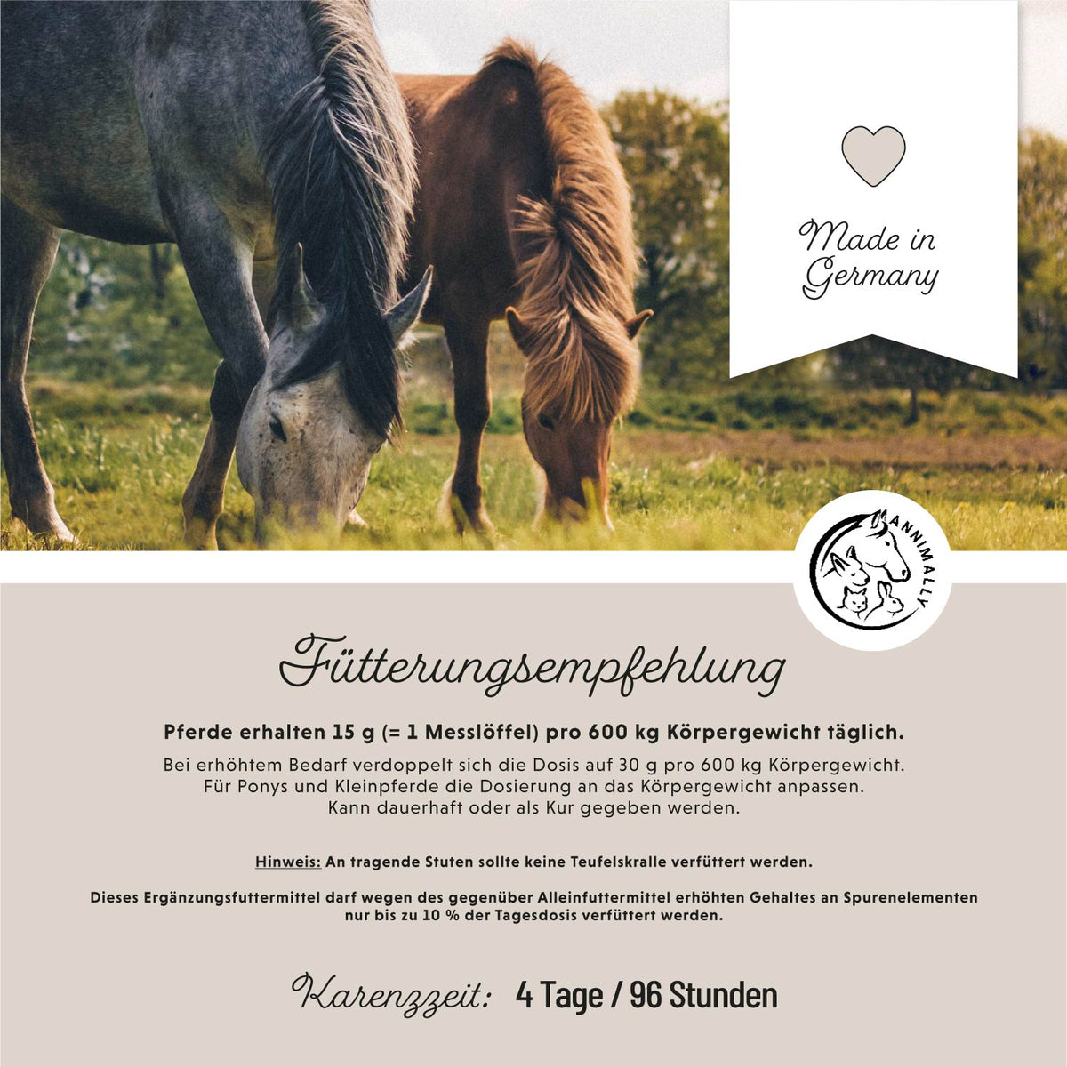 Bewegungsfreude für Gelenke & Bewegung – Futtertopping für Pferde