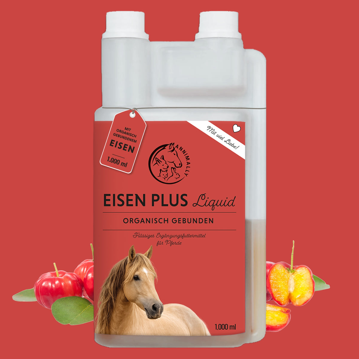 Eisen Liquid für Pferde – Nahrungsergänzungsmittel | Annimally