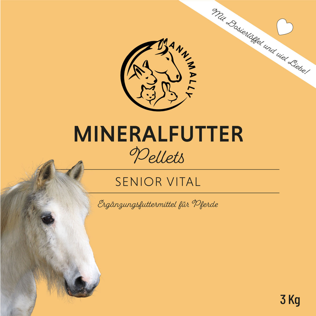 Futterergänzung für Pferde: Mineralfutter Senior Vital für ältere Pferde