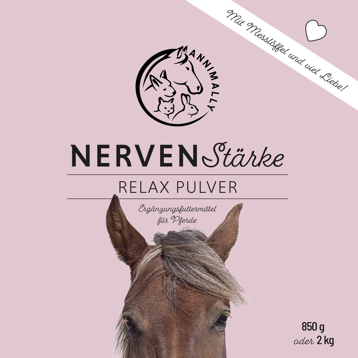 Futterergänzung für Pferde: Nervenstärke Relax Pulver