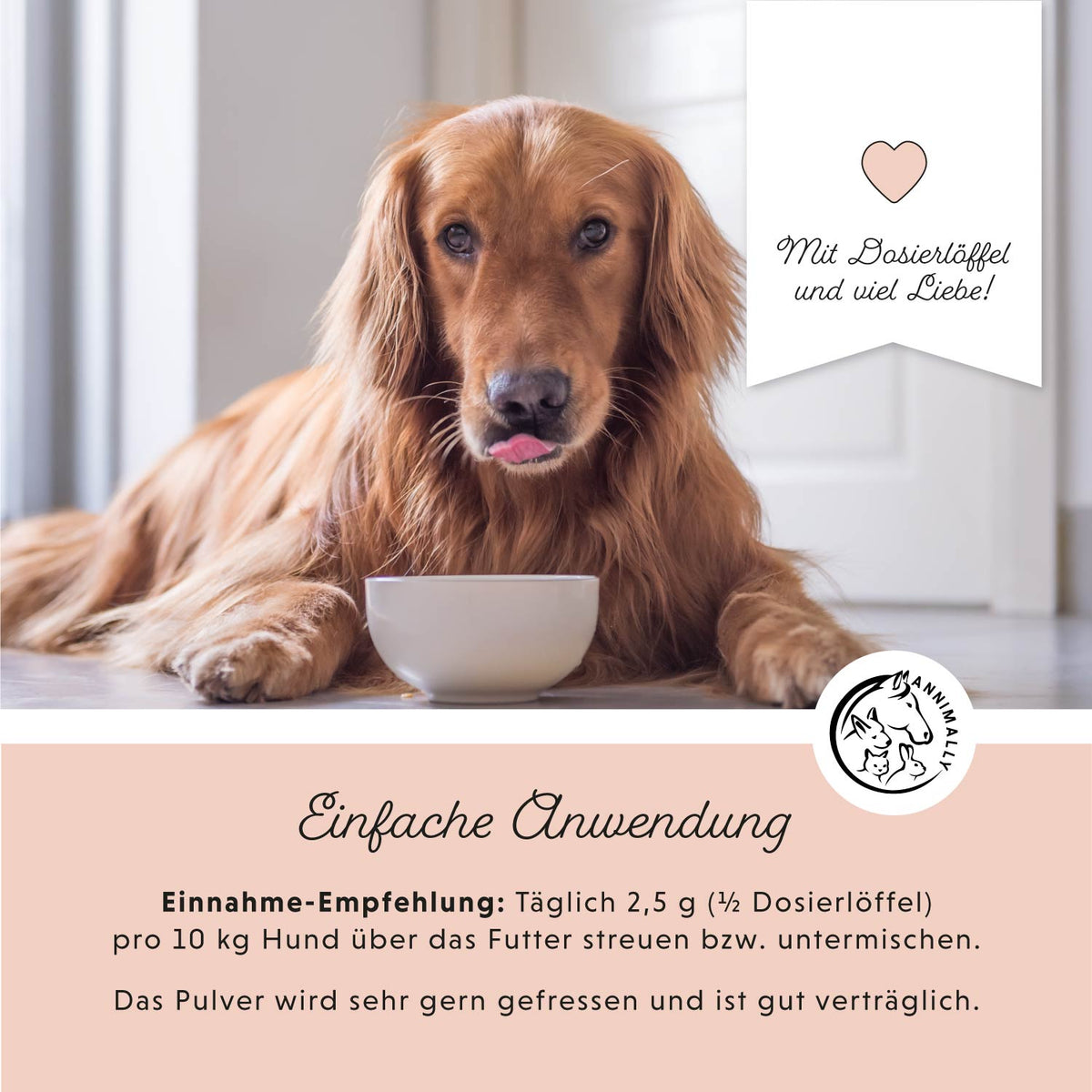 Futterzusatz für Hunde: Multi Vital Pulver für Vitalität & Immunsystem