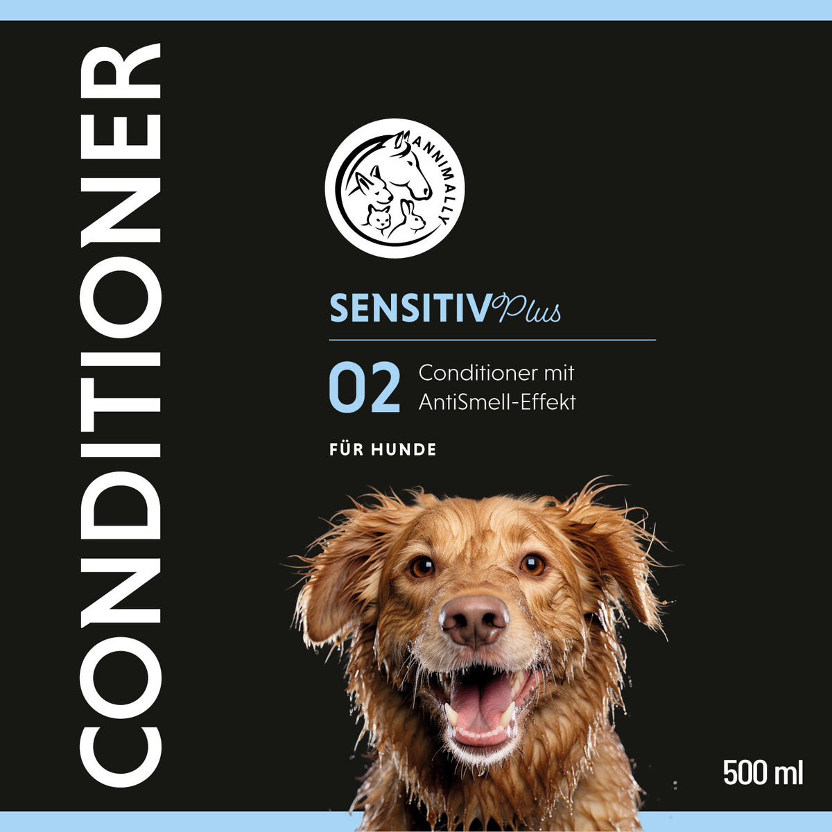 Natürliche Pflege für Hunde: Sensitiv Plus Conditioner für empfindliche Haut