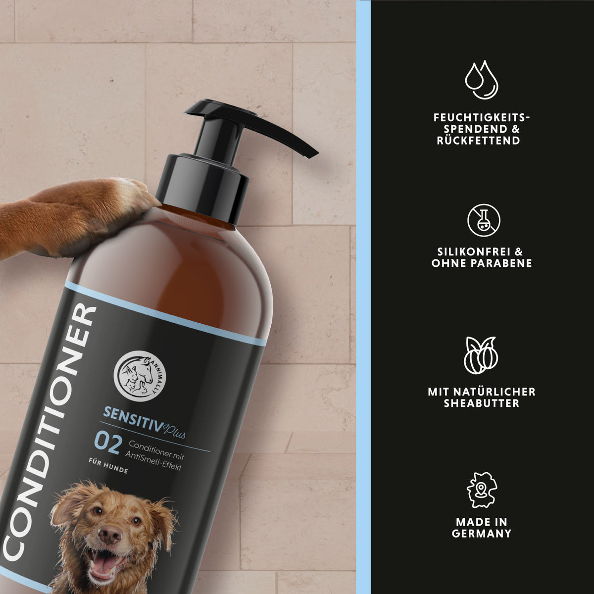 Sensitiv Plus Conditioner für empfindliche Haut – Pflegeprodukt für Hunde