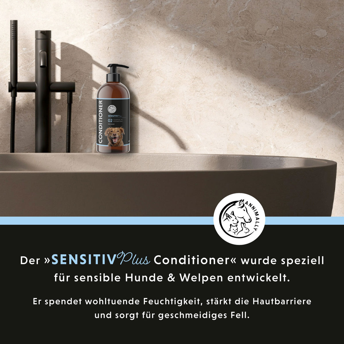 Sensitiv Plus Conditioner für empfindliche Haut – Tierpflege für Hunde