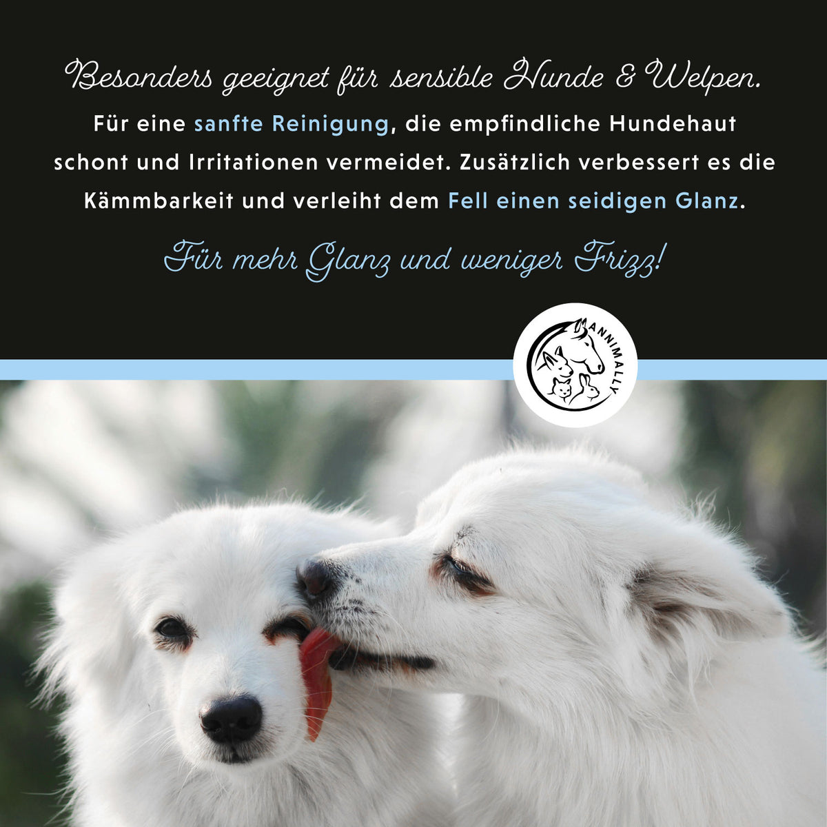 Sensitiv Plus Shampoo für empfindliche Haut – Pflegeprodukt für Hunde