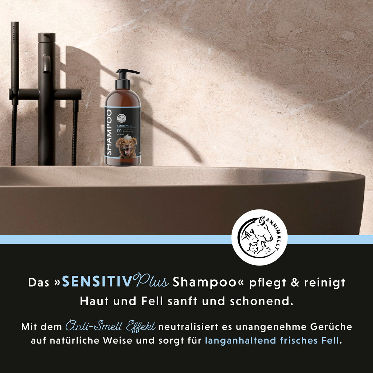 Sensitiv Plus Shampoo für empfindliche Haut – Tierpflege für Hunde