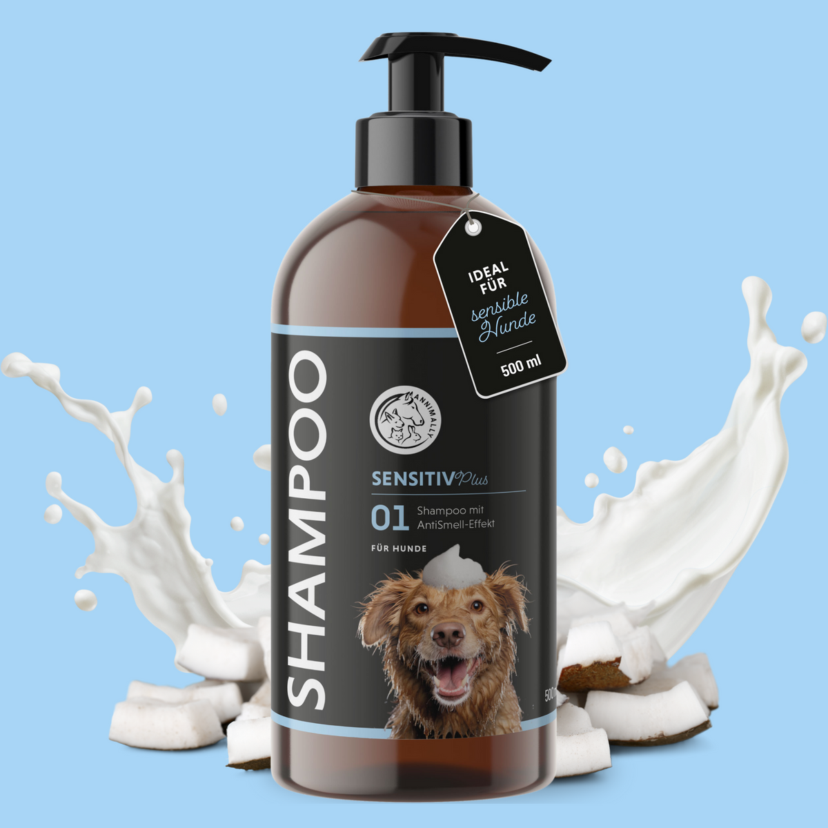Sensitiv Plus Shampoo für Hunde – Pflegeprodukt für empfindliche Haut | Annimally