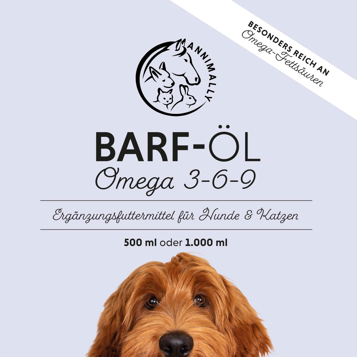 Futterergänzung für Hunde & Katzen: Barf-Öl mit Omega-3-Fettsäuren