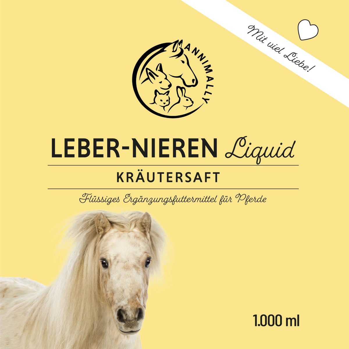 Futterergänzung für Pferde: Leber-Nieren Liquid
