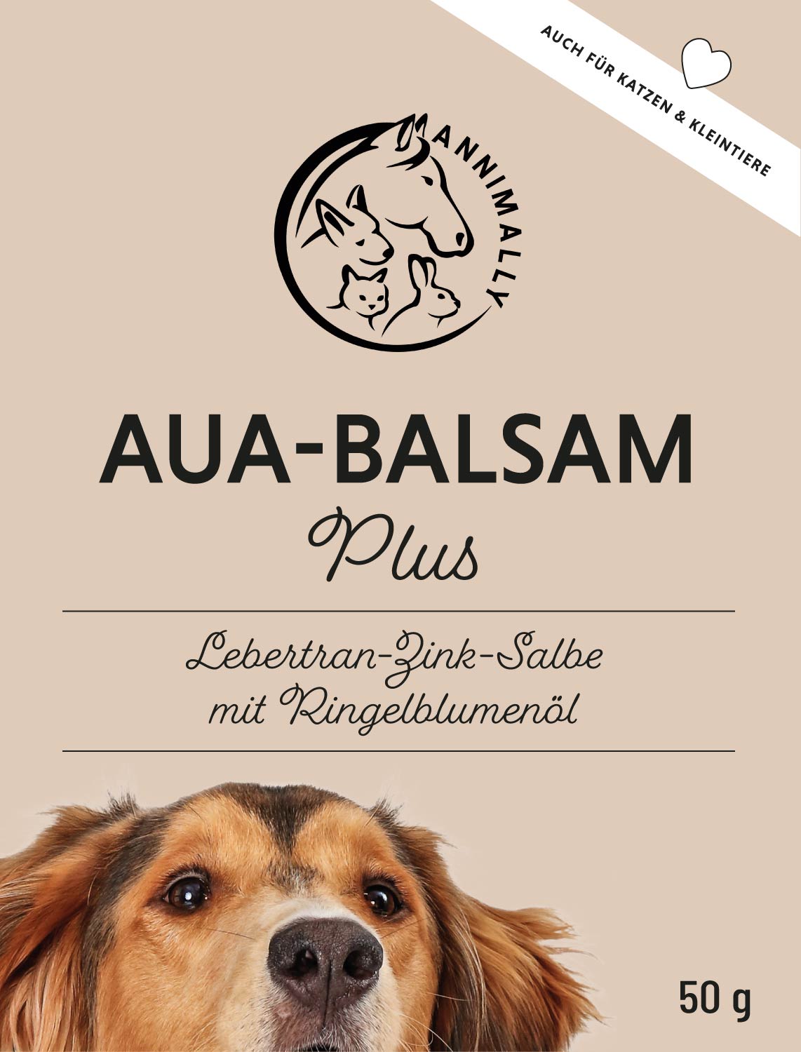 Natürliche Pflege für Hunde: Aua-Balsam Plus zur Wundpflege