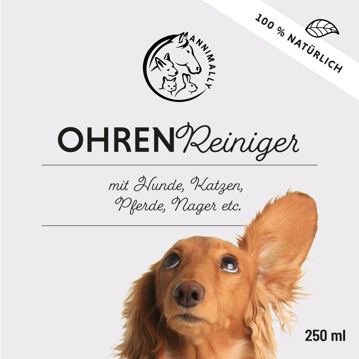 Natürliche Pflege für Hunde, Katzen, Pferde & Kleintiere: Ohrenreiniger