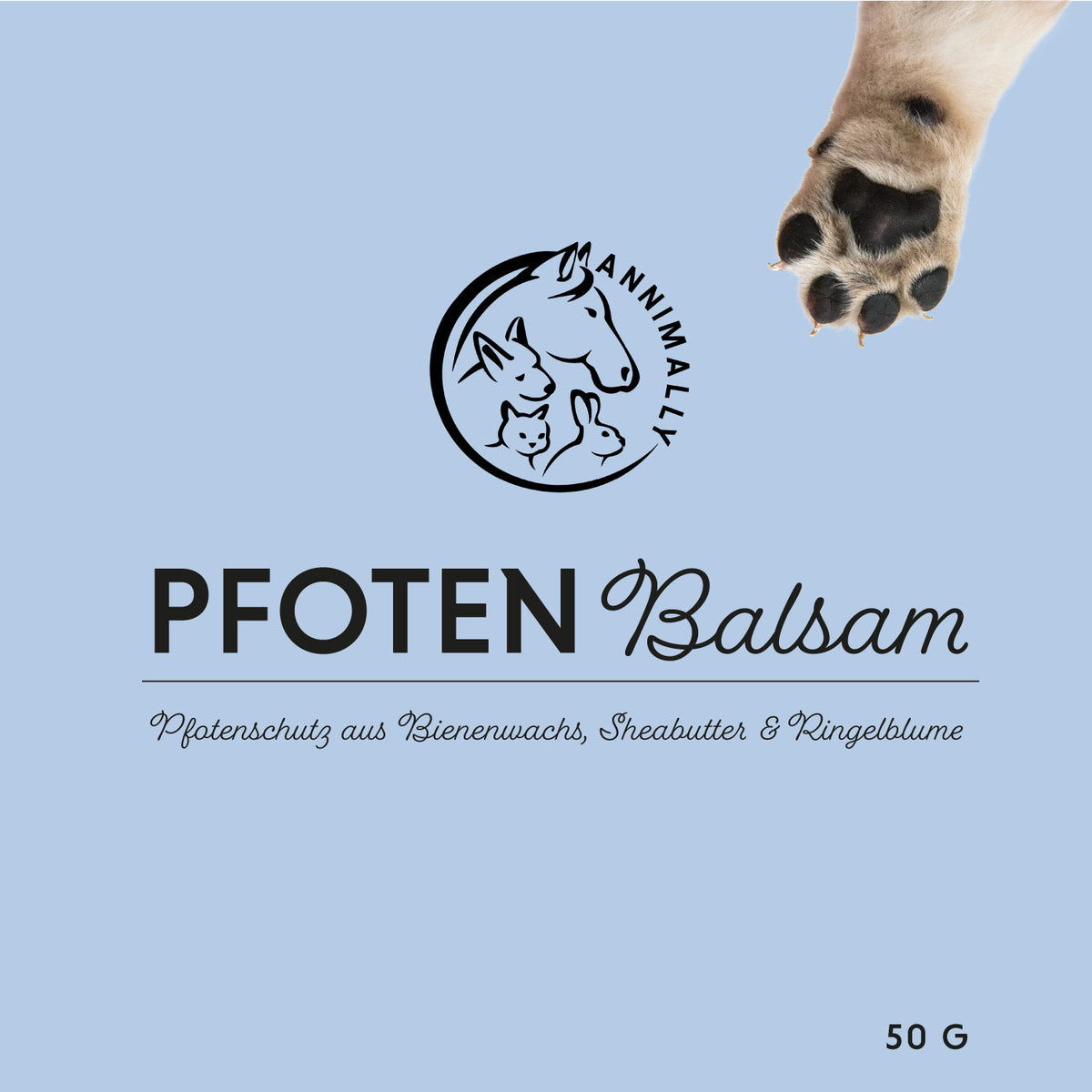 Natürliche Pflege für Hunde & Katzen: Pfotenbalsam