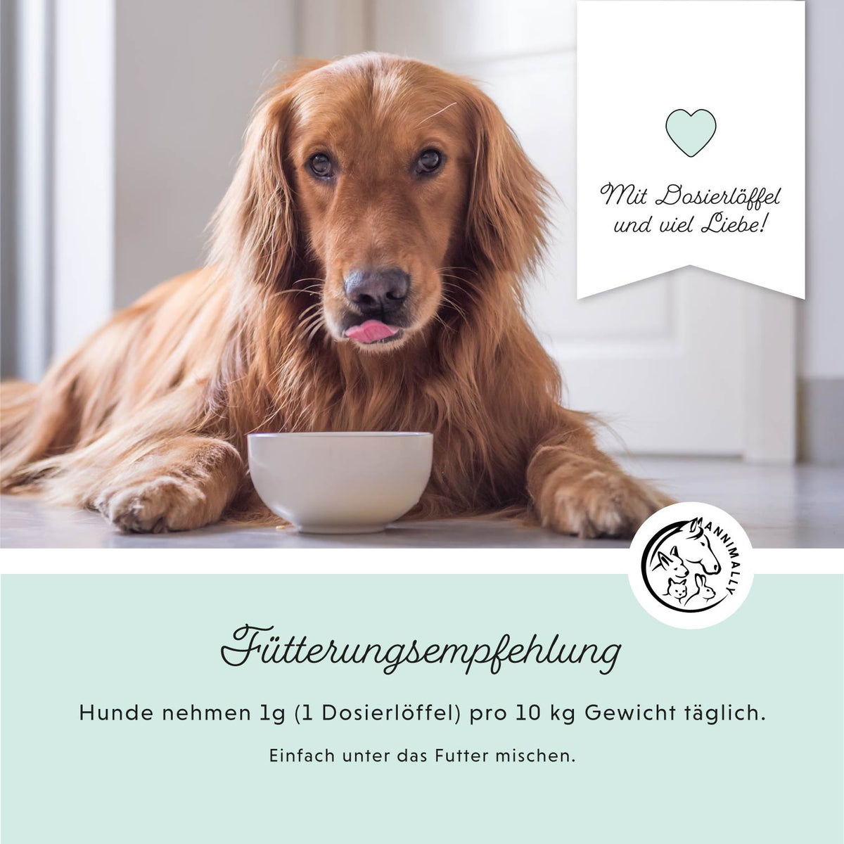 Oral Vital für Hunde – Futterzusatz für gesunde Zähne & frischen Atem | Annimally